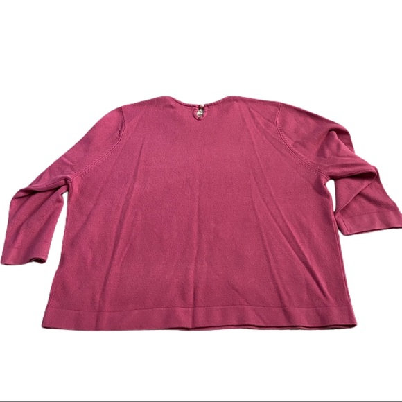 Koret pink beaded sweater size X-large - Picture 3 of 3